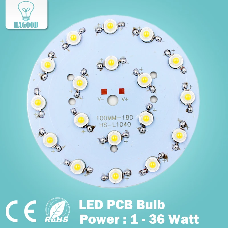 Светодиодный радиатор с алюминиевым основанием 1 Вт 3 5 7 9 12 15 18 21 24 30 Вт|led board panel|led