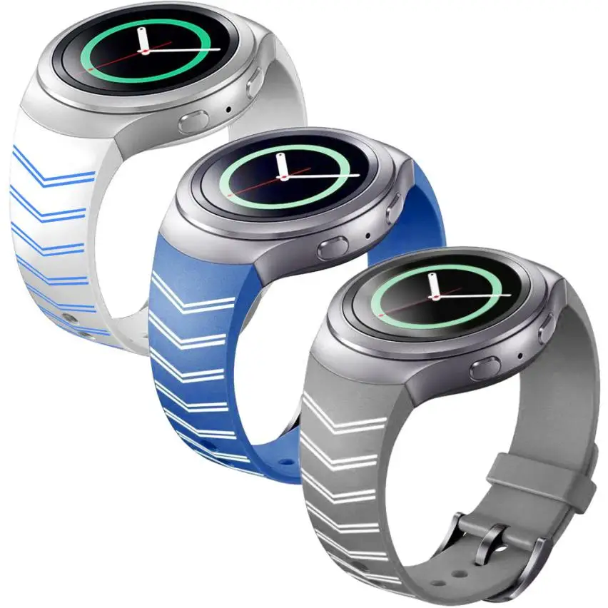 

Hot Newest Luxury TPU Silicone Sporting Watch Band Strap For Samsung Galaxy Gear S2 SM-R720 Freeshipping & Wholesale