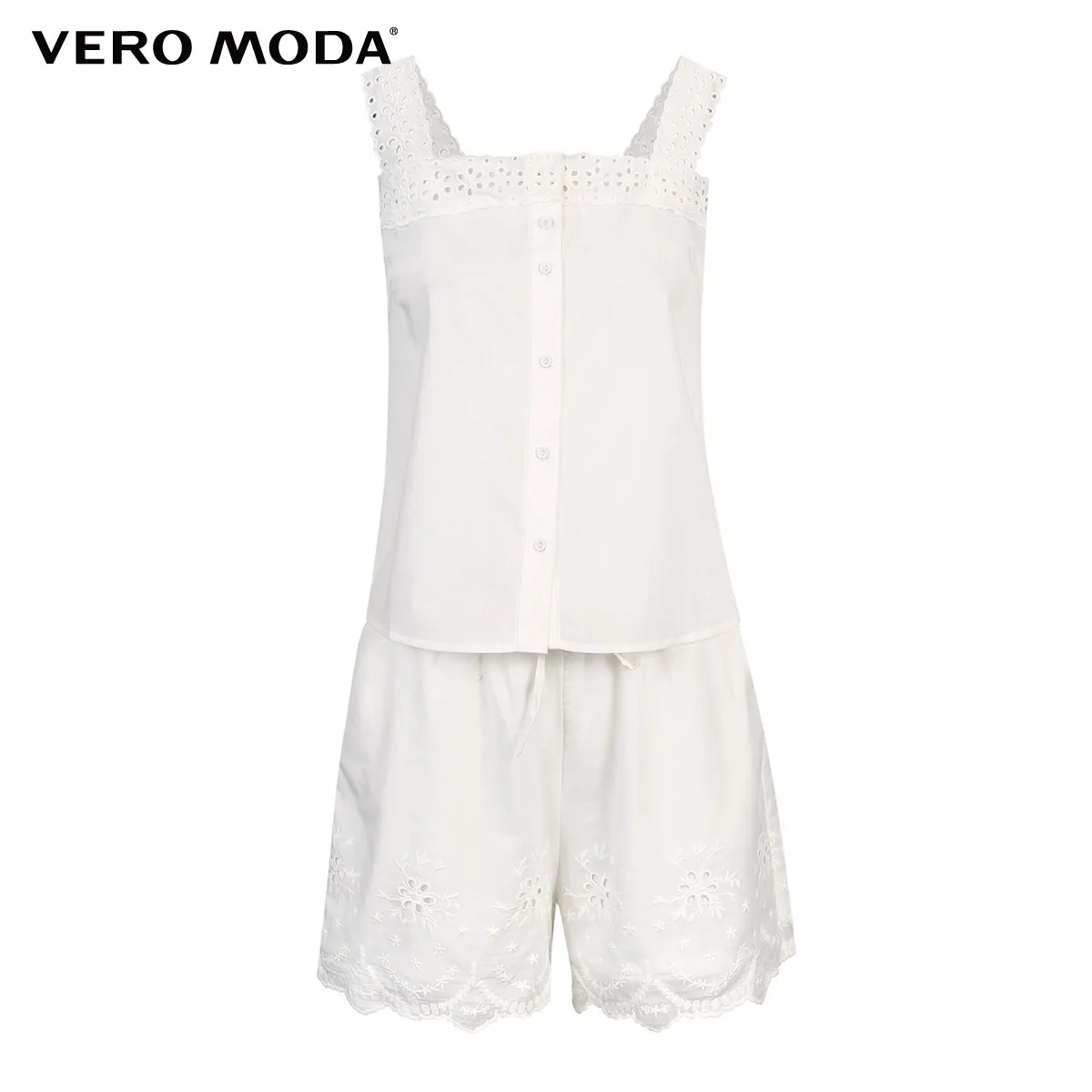 Vero Moda женский женский короткий топ и шорты костюм домашняя одежда пижамный комплект | 3191TC502