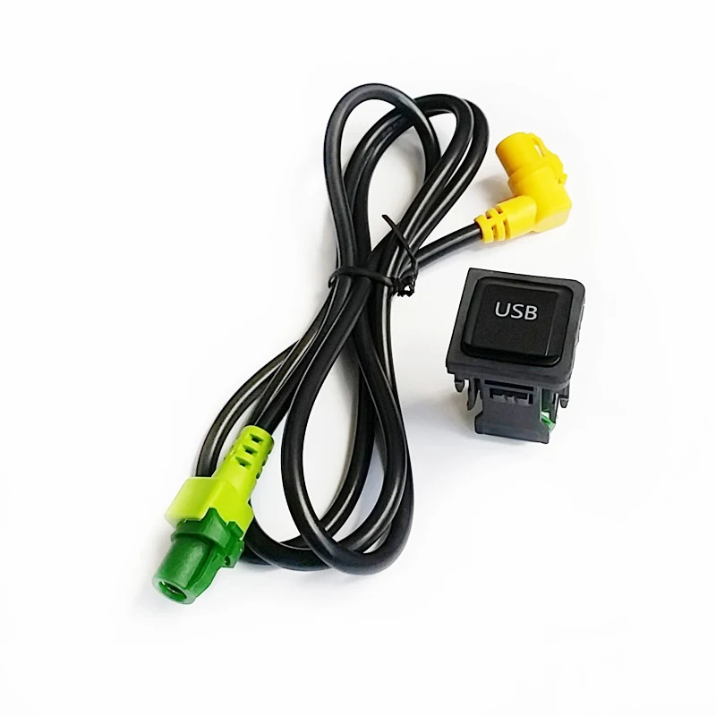 Biurlink RCD510 RNS315 USB AUX переключатель Кабельный Жгут адаптер для Volkswagen для Golf MK6 для Sagitar для Polo для Passat