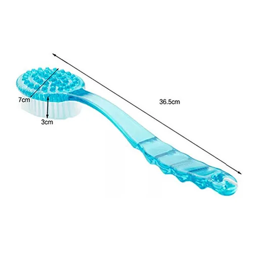 BLUELANS с длинной ручкой для тела, ванны, душа, щетка для спины, скруббер, массажер, отшелушивающий кожу, спа, инструмент для очистки кожи, кухонная щетка