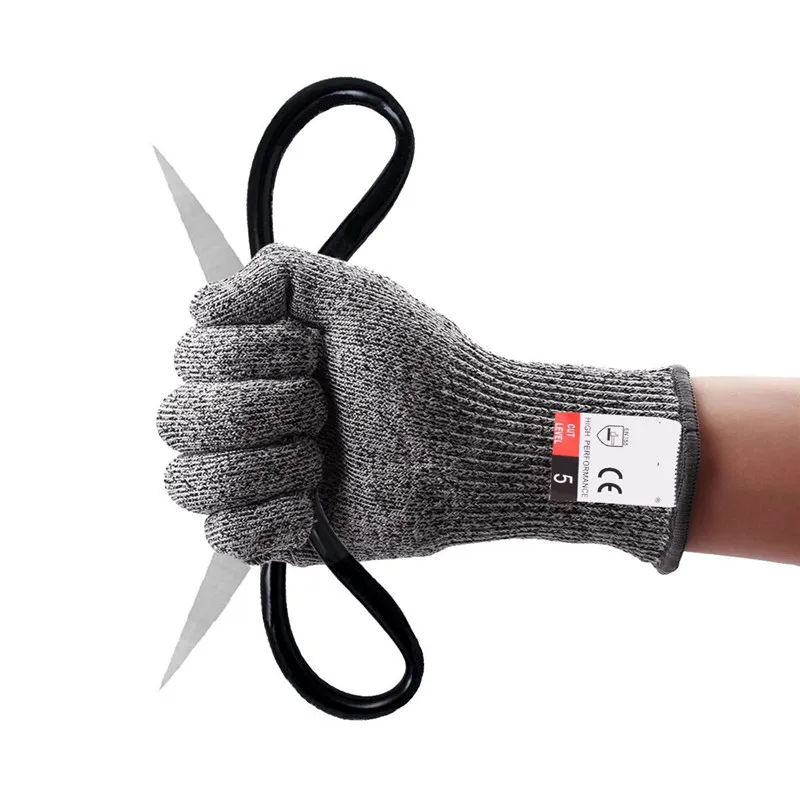 Anti-cut Gloves Working Safety Glove Level 5 Cut Resistant Protective Gloves Kitchen Cut Meat Fish Self Defense for Hand