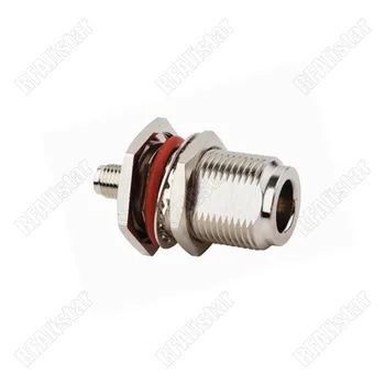 

10 Pieces SMA Female to N Type Female Jack Bulkhead Nut O-ring RF Panel Adapter Connector SMA/N