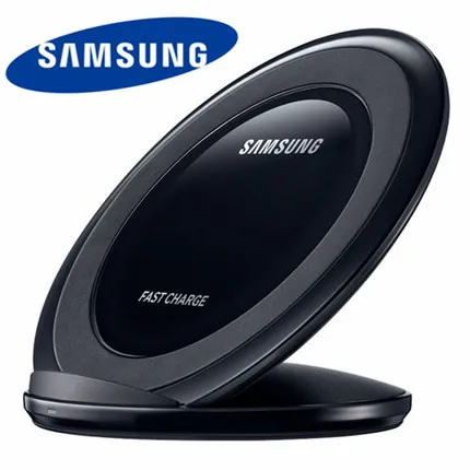 

Original QI Samsung Wireless Charger Dock Fast Charge Adapter for Galaxy S10 S7 S6 S8 S9 plus G9200 N9200 Note 8 9 iPhone 8 X XR