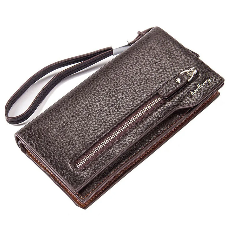 

New Fashion Men's Wallet Men Zipper Business Clutch Male Money Bag Carteira Brand Wallet Long Men Purse Multifunction Coin Purse