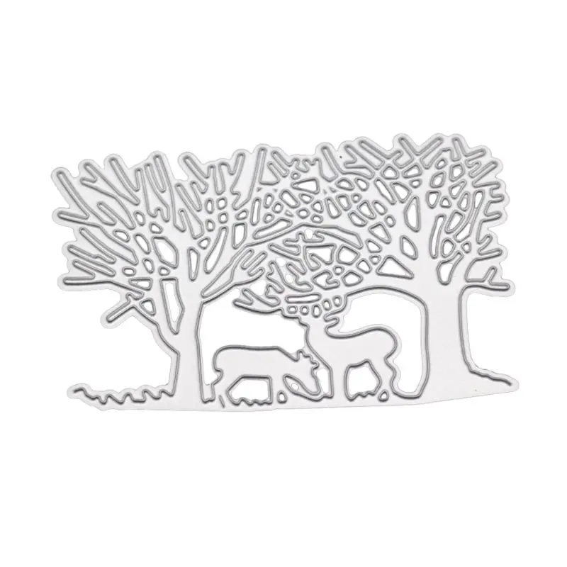 Forest Cutting Dies Metal Stencil DIY Scrapbooking Album Paper Card Embossing