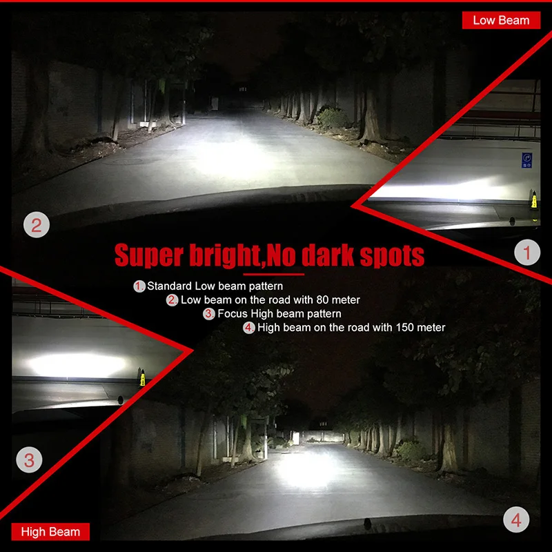 H7 led h4 led headlights (3)