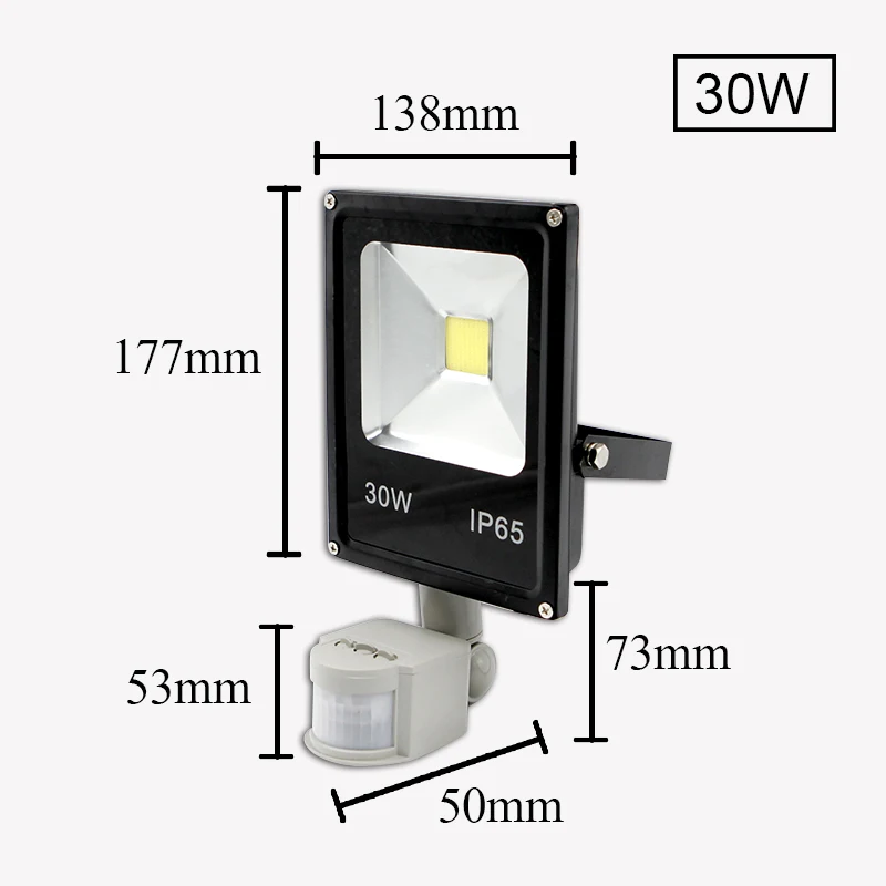 Holofotes sensor de movimento luz de Occasion : Outdoor Wall / Highway / Square