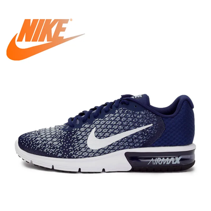 

Original Authentic NIKE Breathable AIR MAX SEQUENT 2 Men's Running Shoes Sneakers Outdoor Walking Jogging Comfortable Durable
