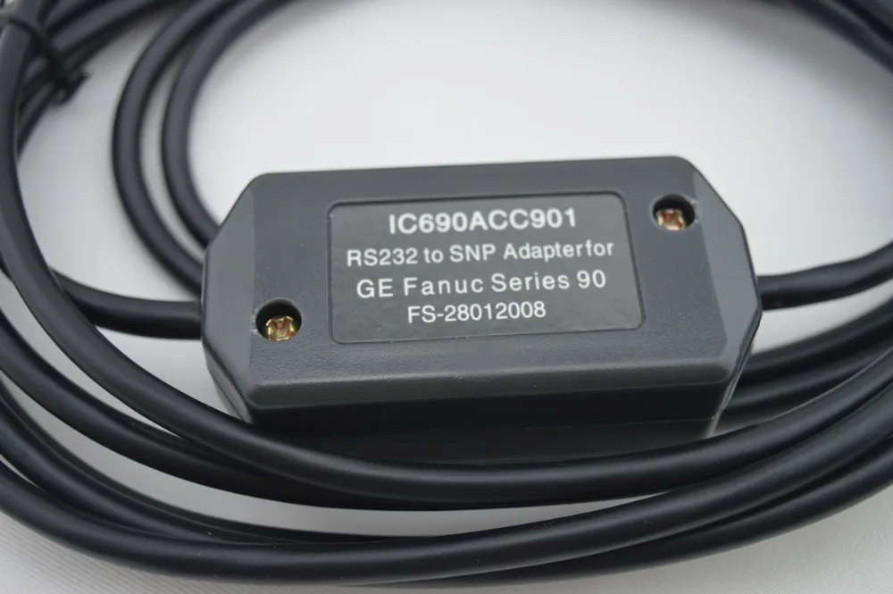 IC690ACC901: RS232 переходник SNP для GE FANUC 90 серии PLC, ic690acc901, 3 метра. Быстрая