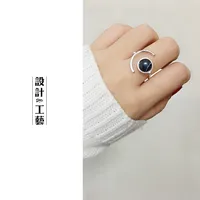 2018 Новые горячие ювелирные изделия 3 цвета Кристалл от Swarovski простые европейские ювелирные изделия прилив открытое Совместное кольцо подходит унисекс