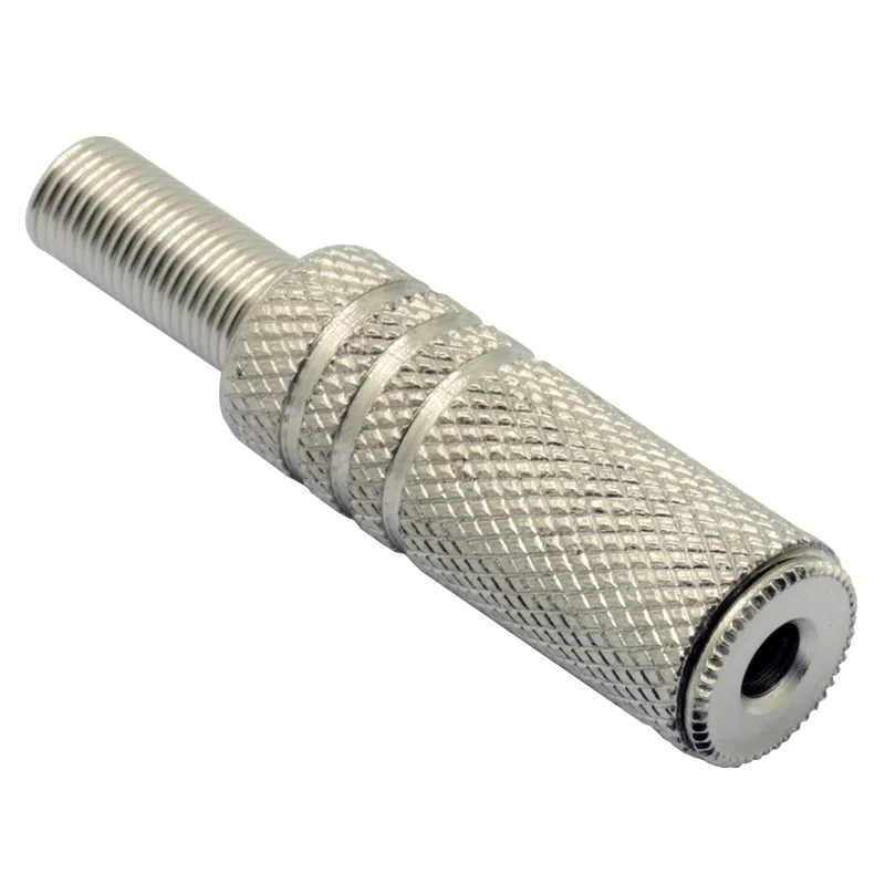 1 шт. металлический 3 полюсный стерео гнездовой разъем 5 мм|solder wire connector|connector