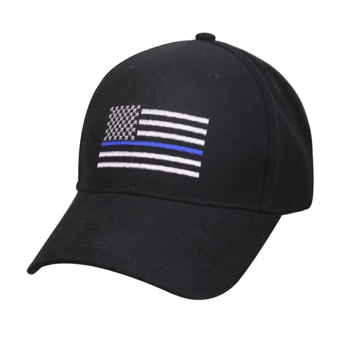 

American Flag Thin Blue Line Flag Low Profile Tactical Hats For Police Law Enforcement Back the Blue Embroidered Cap