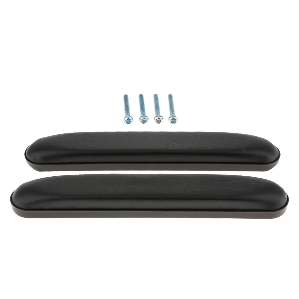 1 Pair PU Armrest Pad Cushion Replacement for Wheelchair,Long 13 inch Universal