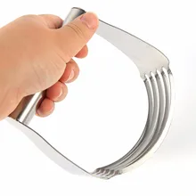 1 шт. высококачественный резак для теста из нержавеющей стали кухонный резак для кондитерских изделий блендер абсолютно кухонный инструмент простой в захвате и использовании