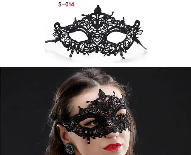 Buy 1 Pc Black Sexy Women Lace Eye Mask Party Face
