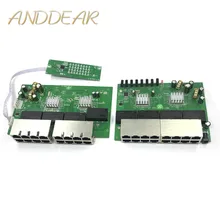 OEM новая модель 16 коммутатор для рабочего стола, RJ45 модуль-коммутатор 10/100/1000 Мбит сетевой концентратор switch16 Порты и разъёмы как otherboard