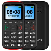 VKworld Z3 мобильный телефон для пожилых людей 1,77 ''1000 mAh английская русская клавиатура смартфон фонарик SOS FM Dual SIM 2G мобильный телефон