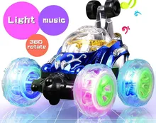 2017 New Front Wheels Rotate 360 Degrees Remote Control Cars With Light And Music Easy Rc Cars For Little Boys 18cm All Mini