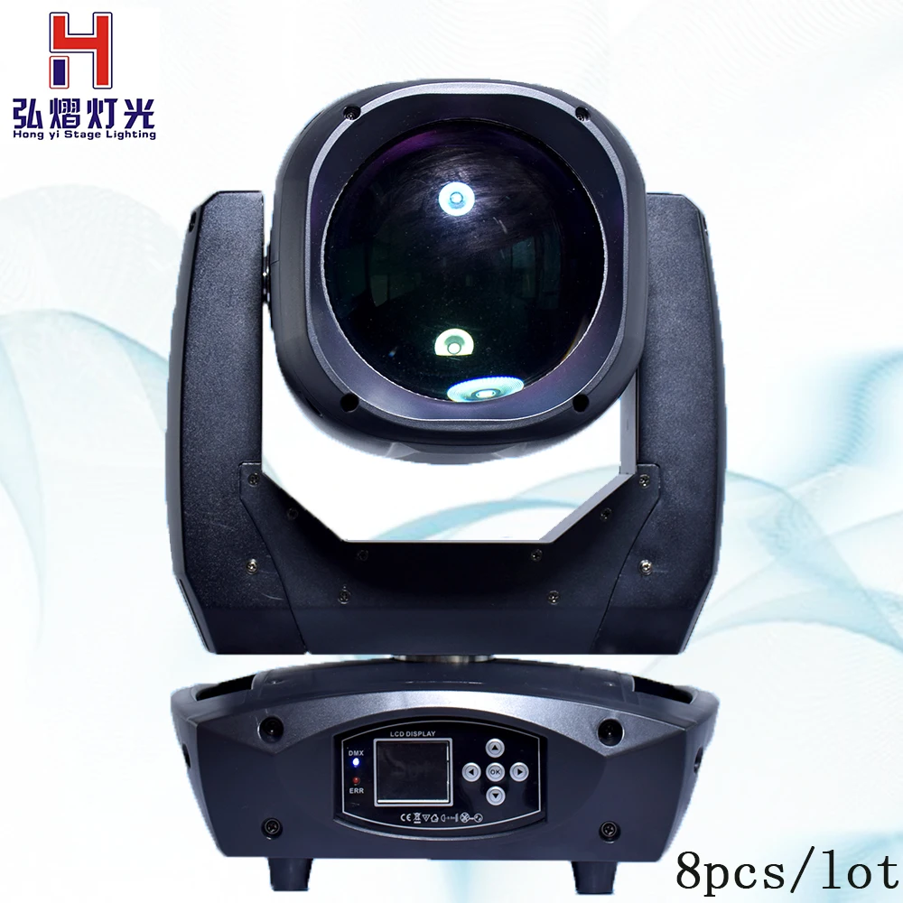 

LED 80w Moving Head beam light prism gobos colors mixing effect dmx controlle professional stage lighting for disco&dj(8pcs/lot)