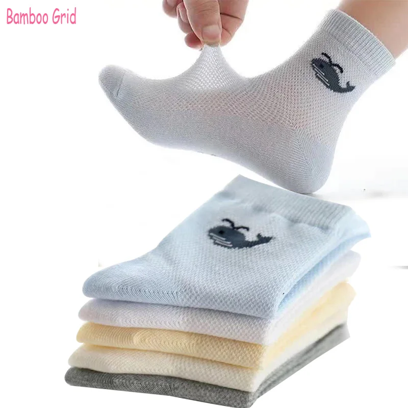 2018-New-Summer-Children-Socks-Cotton-Mesh-breathable-Cool-Cartoon-Fish-Boy-Girls-Socks-1-12
