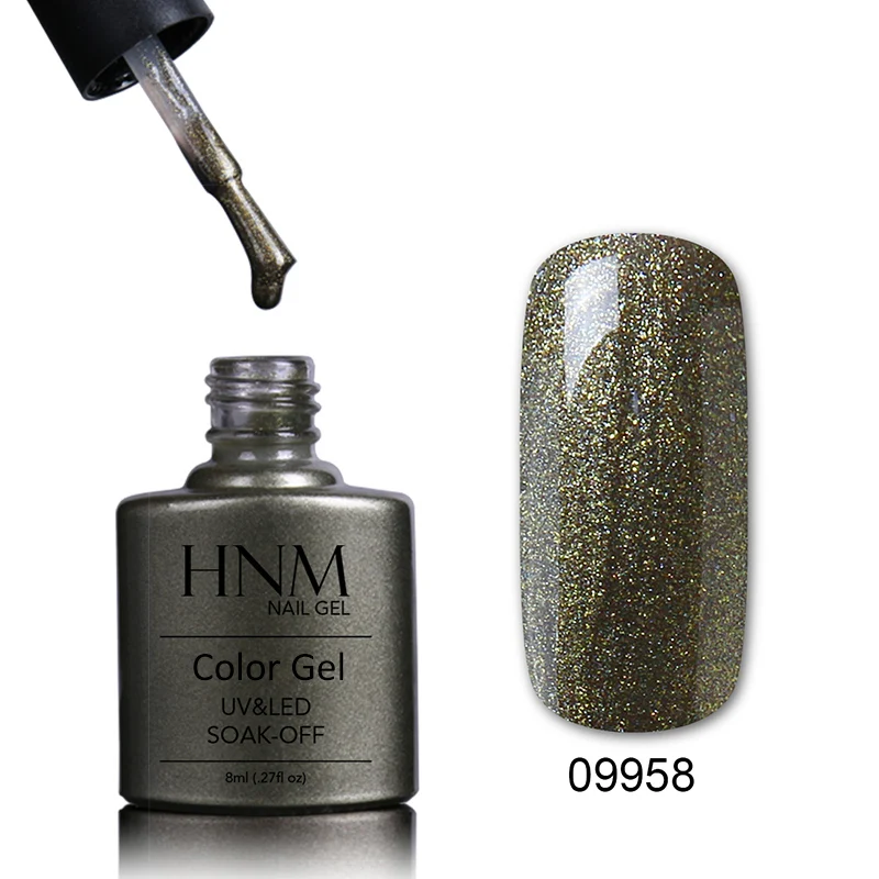 HNM 8 мл УФ-гель для ногтей DIY впитывающий Гибридный лак Полуперманентная краска Лаковая Печать Эмаль для ногтей искусство 79 цветов - Цвет: 09958