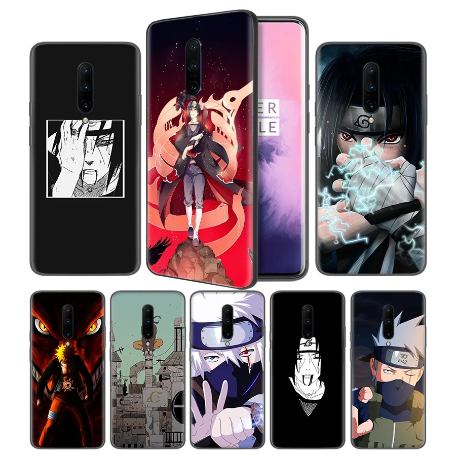 Naruto Anime Soft Black Silicone Case Cover for font b OnePlus b font 6 6T font