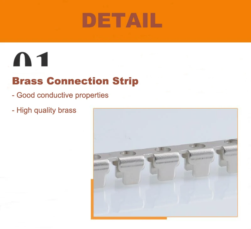 FBI 10-15 brass connection strip
