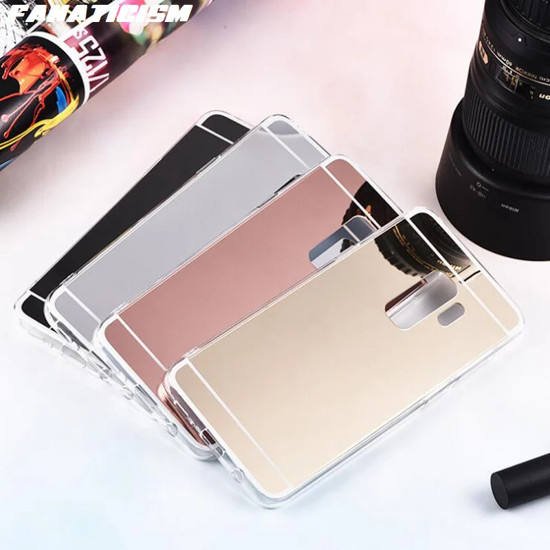 100 шт. зеркальный чехол для Samsung S10 S7 Edge S9 S8 Plus Galaxy Note 9 8 хромированные ультратонкие