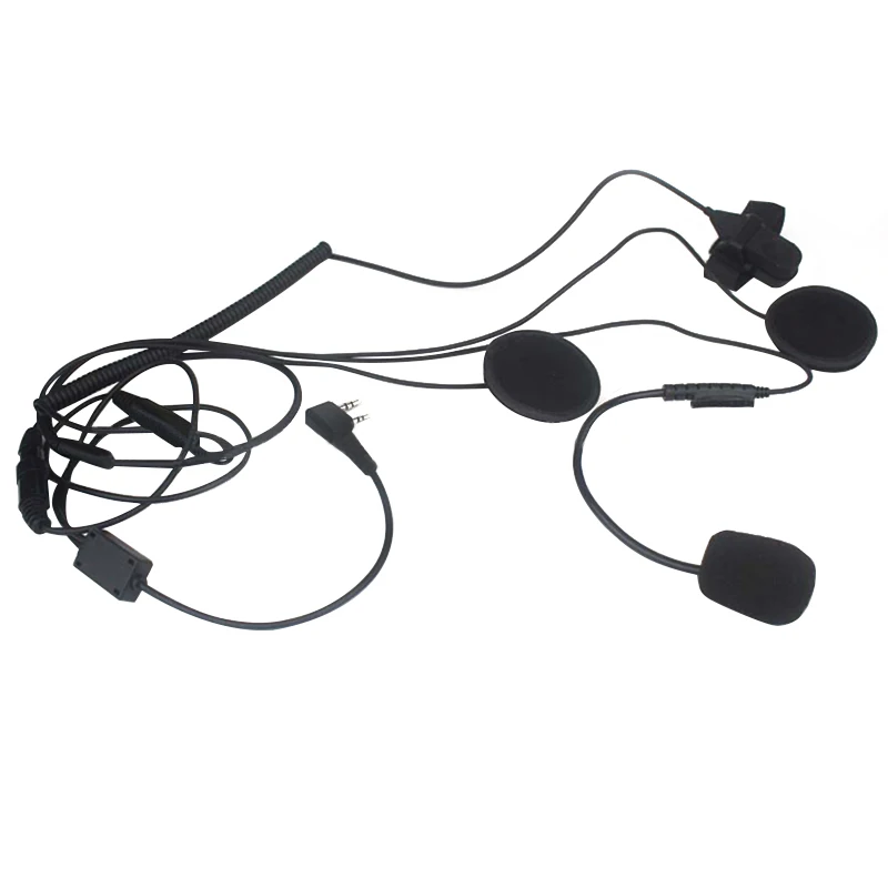 

Motorcycle Full Face Helmet Headset Earpiece for Two Way Radio Baofeng UV-5R UV-5RA Plus BF-888S GT-3 GT-3TP Mark