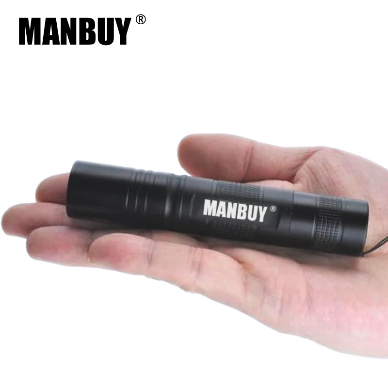 

MANBUY W109 Flashlight Without 18650 Battery Factory Q5 Led Rotary Non-polar Zoom Concentrating Long Range Aluminum Alloy Lamp