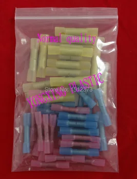 100ピース赤青黄3セットシュリンクバット圧着端子絶縁電線ケーブルコネクタ