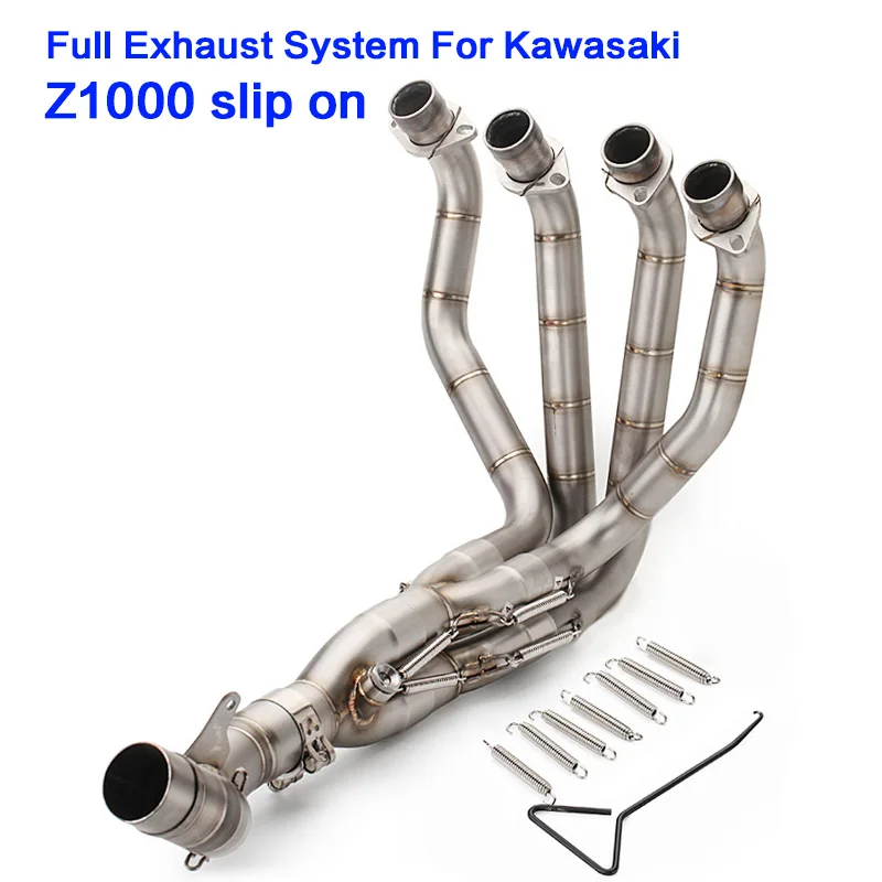 Slip on Z1000 Motorcycle Exhaust Pipe Front Header Pipe Connection Link