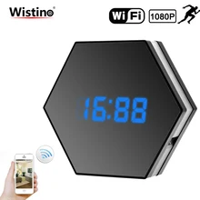 WIFI Mini Camera 1080P Time Alarm CCTV Home Security Clock Wireless Nanny IP Camera P2P IR