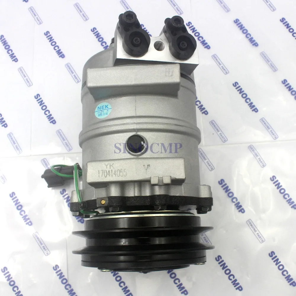 Компрессор кондиционера ZX70 ZX80 ZAX200 ZX225 4425700 4456130 для экскаватора Hitachi|Регуляторы