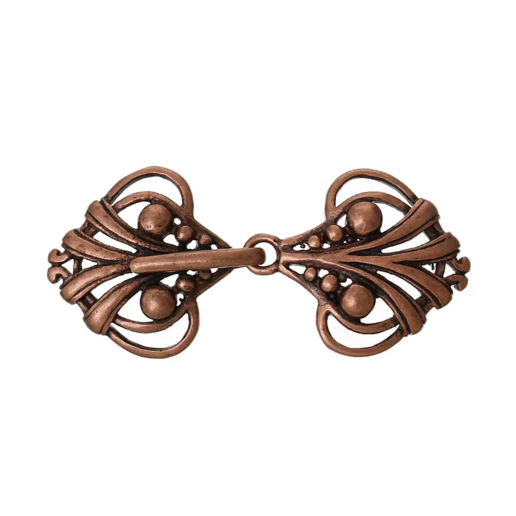 

DoreenBeads Copper Toggle Clasps Heart Antique Copper 4.6cm x2.1cm(1 6/8" x 7/8"), 1 Piece new
