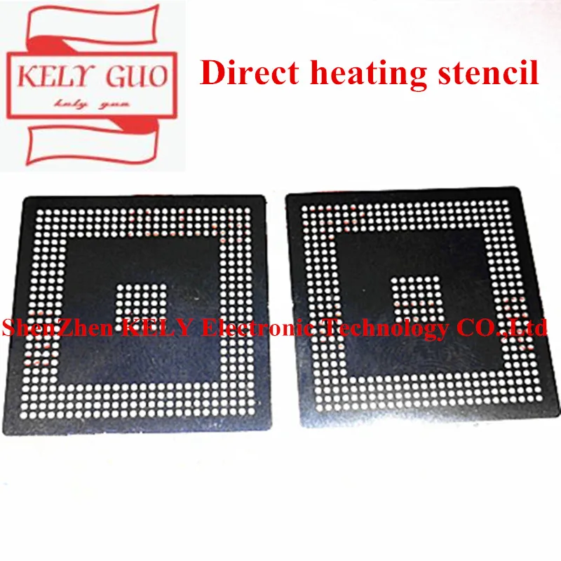 

Direct heating EDC7/EDC16 MPC561/562/555 MPC562MZP56 MPC561MZP5 for BGA CPU chip bumping with steel mesh 0.6MM stencil Template