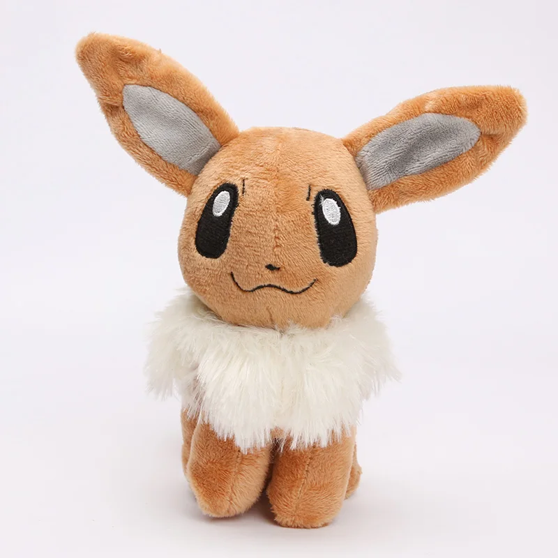 9 стильных карманных Eevee Espeon плюшевых Umbreon Glaceon Vaporeon Flareon Jolteon чучела животных плюшевые куклы рождественские подарки 17-24 см - Цвет: Eevee