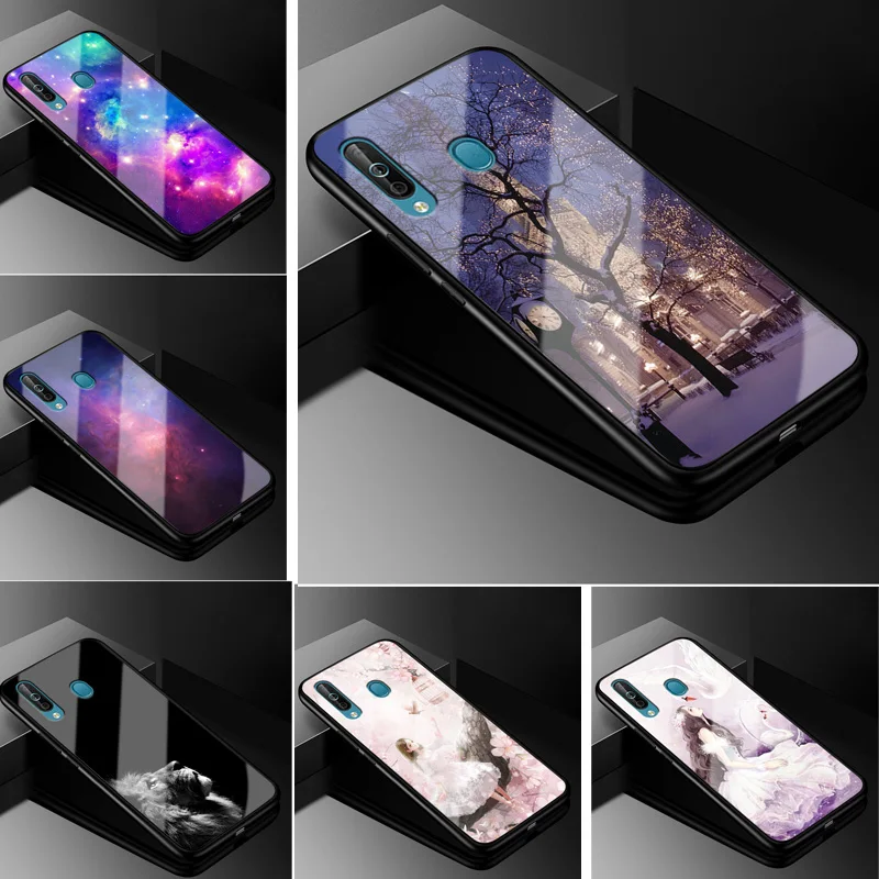 For Samsung A60 Case Hard Tempered Glass Case Cover For Samsung Galaxy A60 Case Soft TPU Bumper Glass Cover A 60 Coque Print For Samsung A60 Case Hard Tempered Glass Case Cover For Samsung Galaxy A60 Case Soft TPU Bumper Glass Cover A 60 Coque Print