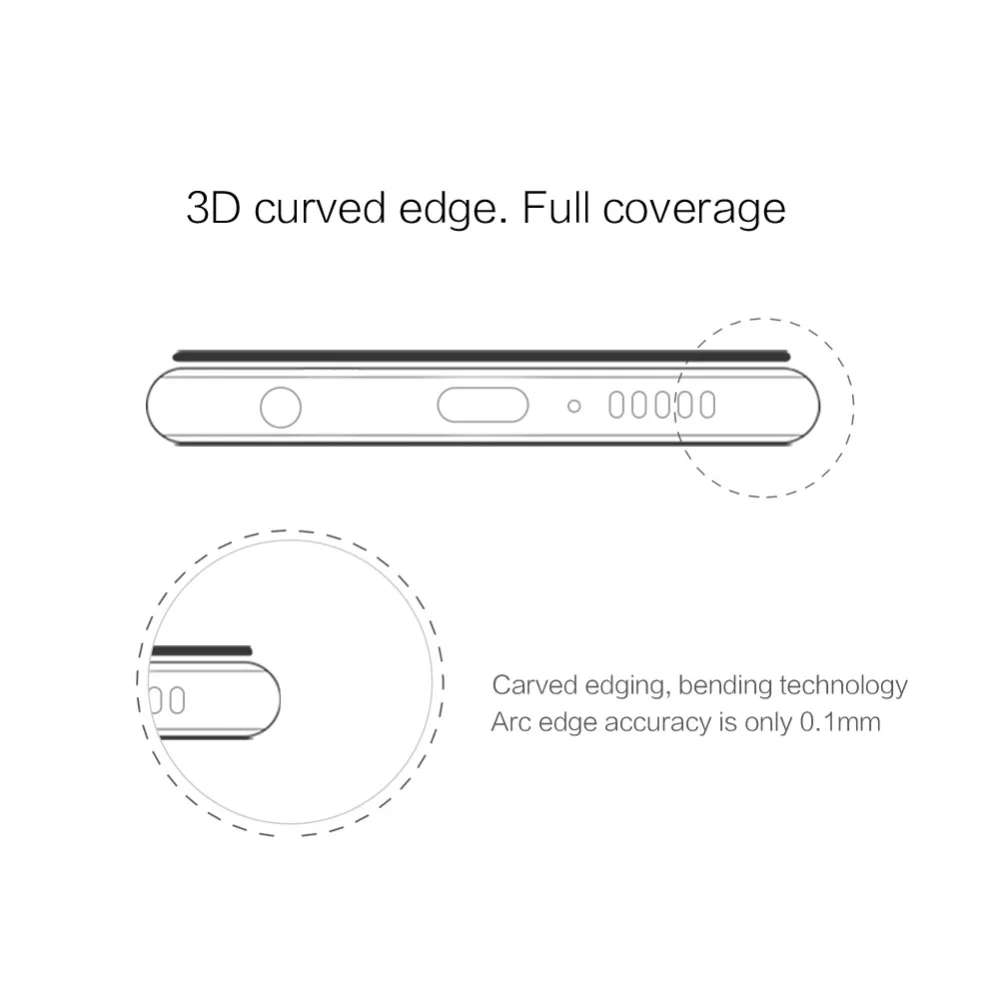 Закаленное 3d стекло NILLKIN для samsung galaxy s10/s10 plus/s10e Защитная пленка Samsung Galaxy s10 plus