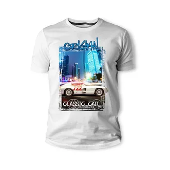 

T-Shirt German Classic Car Fans 300Slr Racer Car Creme Auto Youngtimer Oldtimer Herren 2019 New Hot Sale Mens Short