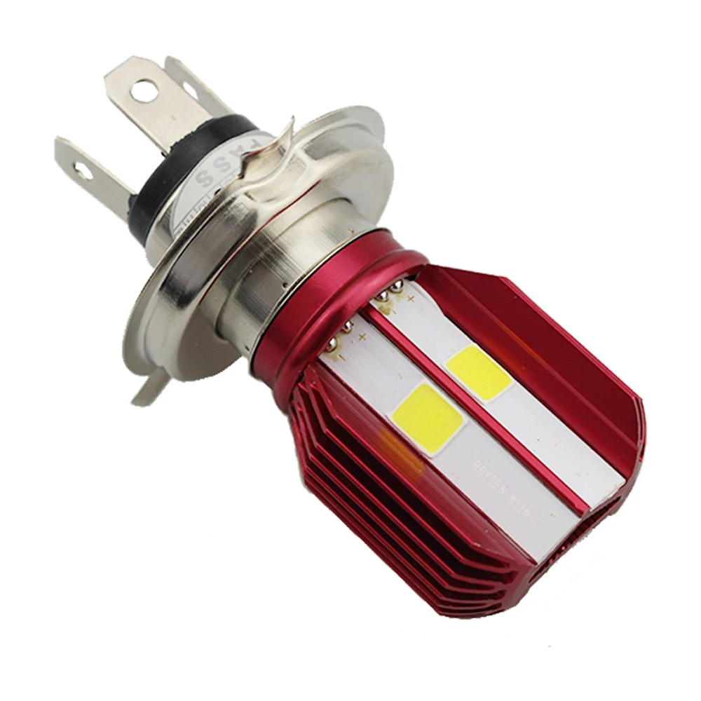 

H4 Motorcycle LED Headlight Bulb 16W High Low Beam COB LED Lamp Scooter Motorcycle Light Bulb 12v Motorbike Headlamp