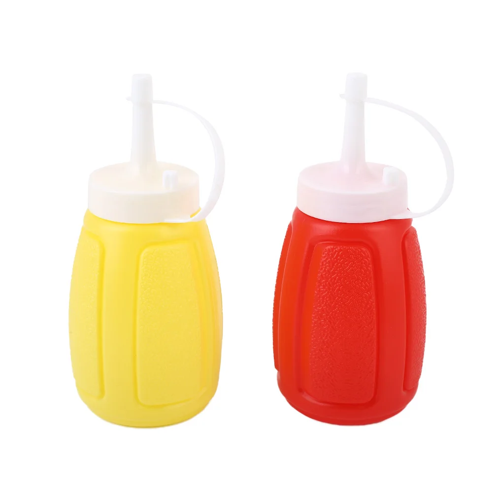 

200ML Ketchup Bottle Squeeze Vinegar Mustard Sauce Salad Condiment New