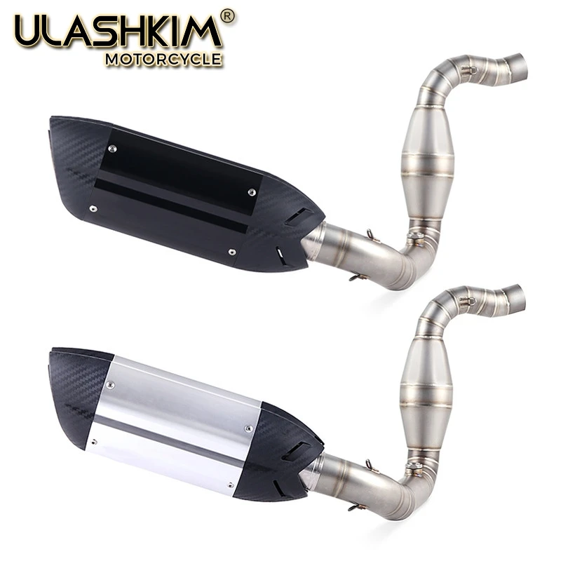 

Motorcycle Full System Exhaust Muffler Escape Slip On for bmw G310R G310GS G 310R G 310GS Middle Contact Pipe