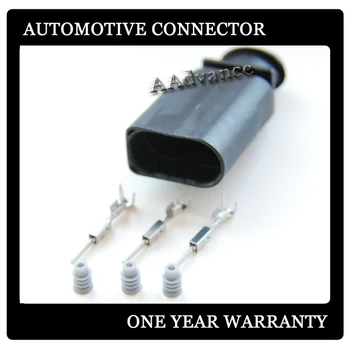 

3 Pin Housing Connector Plug With Terminals and Rubber Seals 1J0 973 803