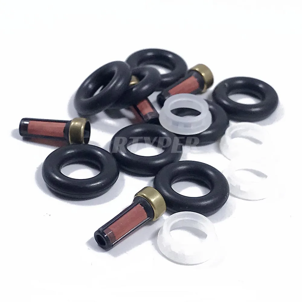 4 Sets 0280156028 XL2E-A1C Fuel Injector Repair Kits 02202 For Ford Explorer Mercury Explorer