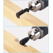5pcs/set High Speed Steel Cutting Tool Black Burr Drill Bit Set Wood Carving Rasps For Dremel Shank Burs Tools