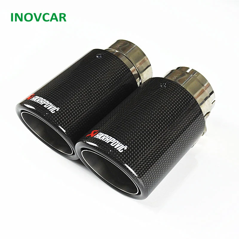 1PCS Inlet 54mm To Outlet 89mm Carbon Fiber Akrapovic Car ...