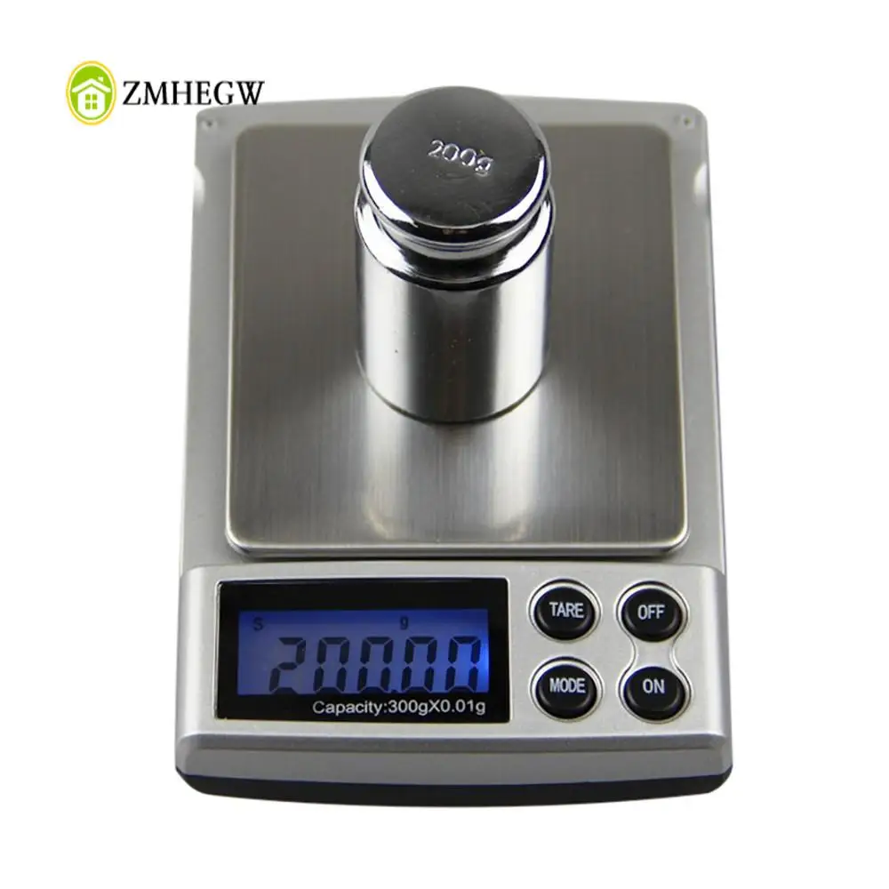 300g Precision Kitchen Digital Scales for Gold Jewelry 0.01 Weight