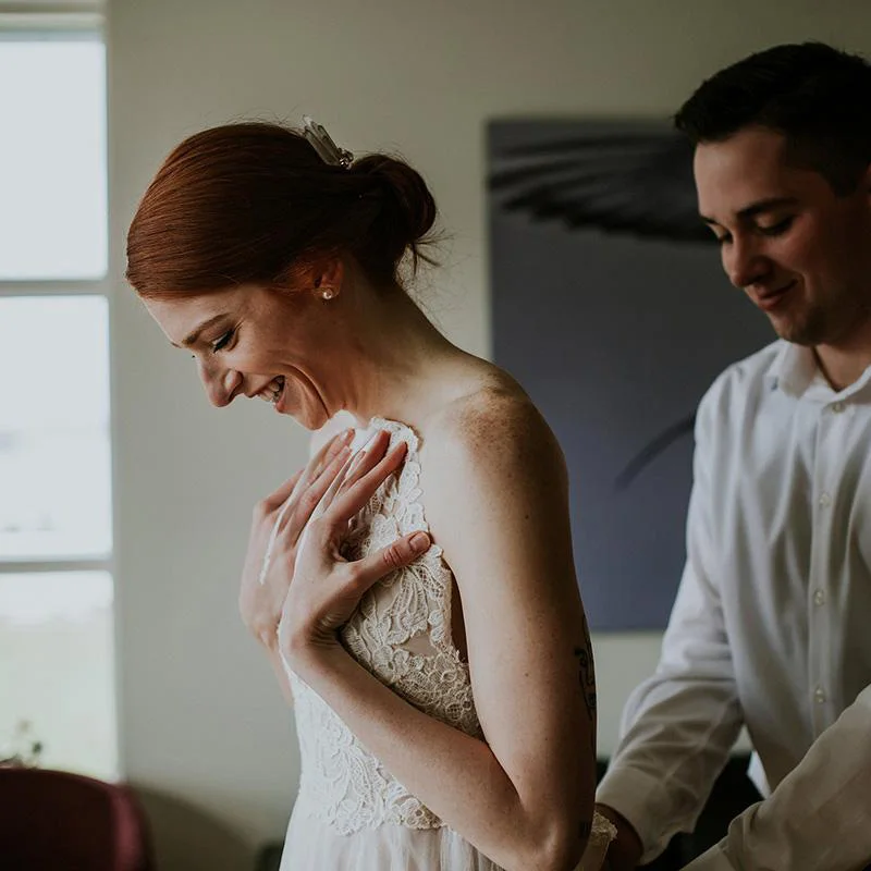 LORIE пляжное Тюлевое свадебное платье Vestido de noiva скромный кружевной топ свадебное платье в стиле бохо Холтер с открытыми плечами Китай индивидуальный заказ